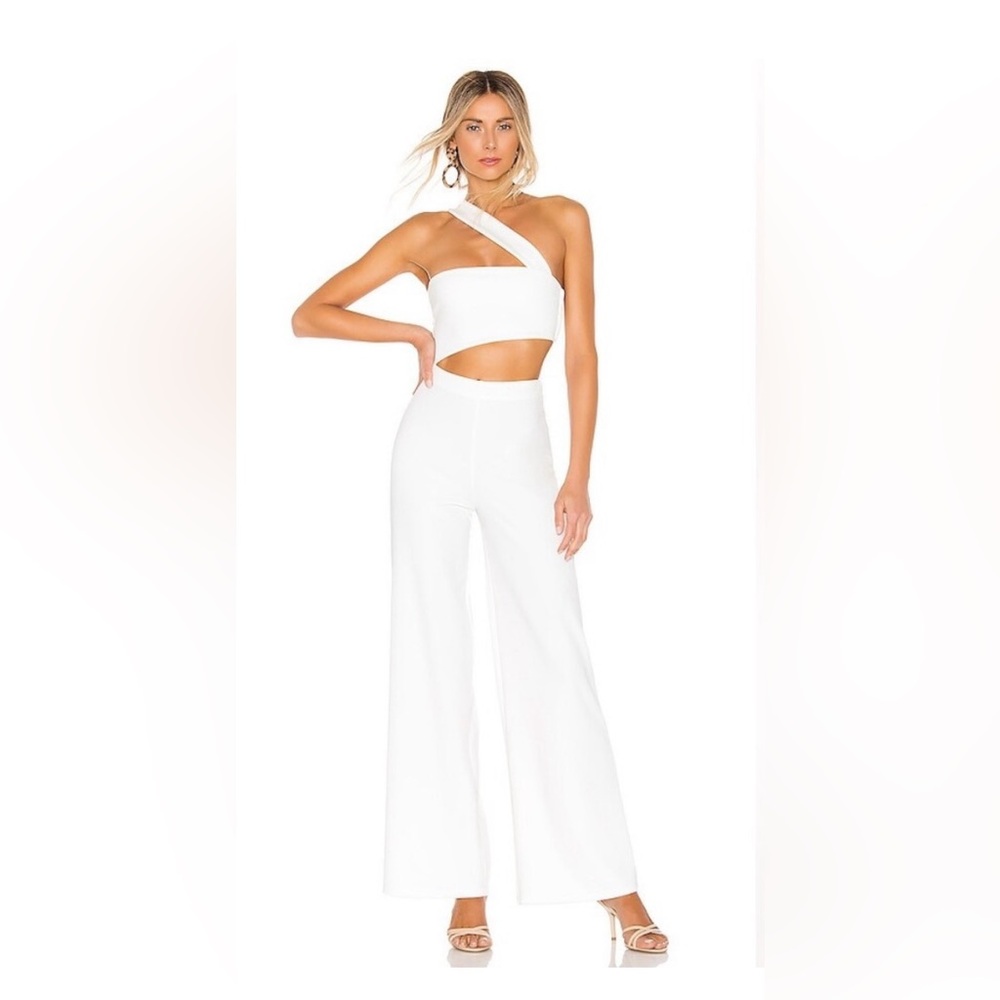 House Of Harlow x Revolve Fabien Cutout Jumpsuit in White